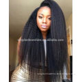 Virgin Brazilian Human Hair Italian Yaki U Part Wig For Black Women Natural Looking African American Kinky Straight Upart Wigs